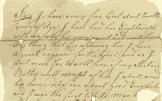 Letter from William Colhoun