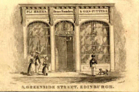 Image of trade card of Gibson & Sons, plumbers in Edinburgh