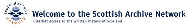 Welcome to the Scottish Archive Network
