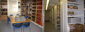 Refurbished library and storage at the RCPSG